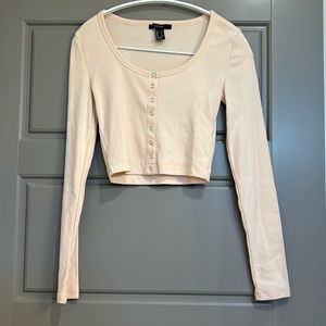NEW Forever 21 Long Sleeve crop top!